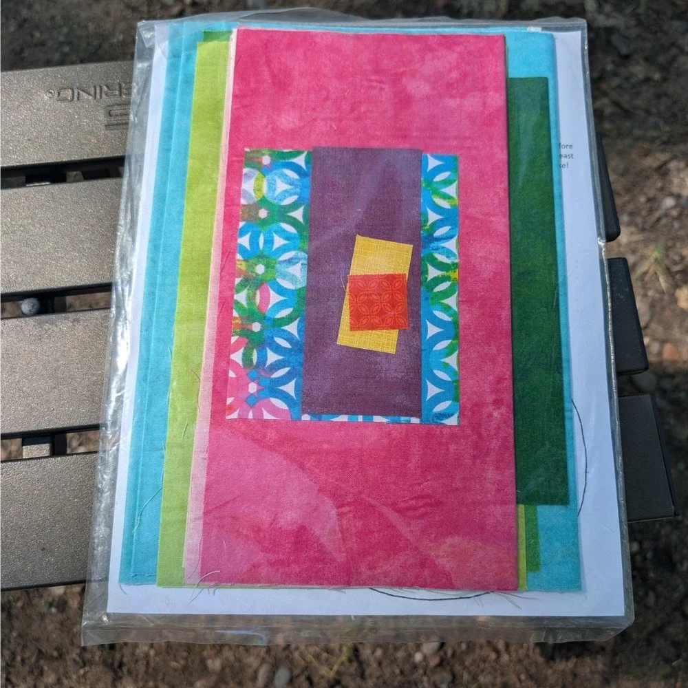 Park Bench Quilt Shop Water Lilies Row Applique Kit 9x36 Row by Row Multi